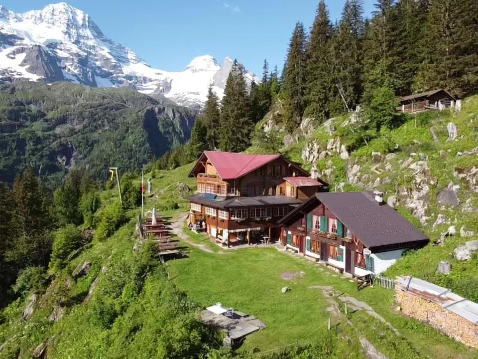 Berggasthaus Tschingelhorn Hotel Stechelberg Luaran gambar